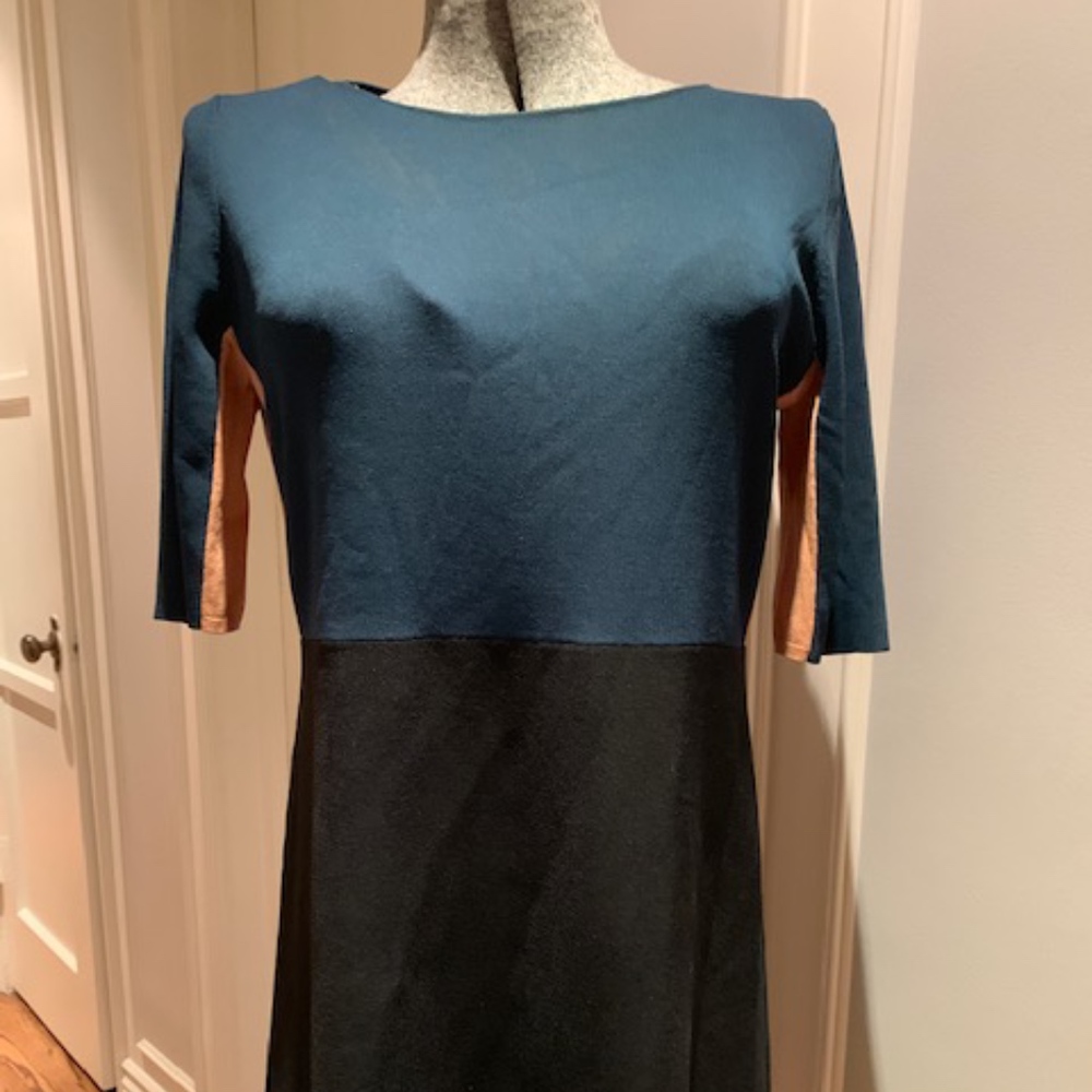 COLORBLOCK JERSEY DRESS